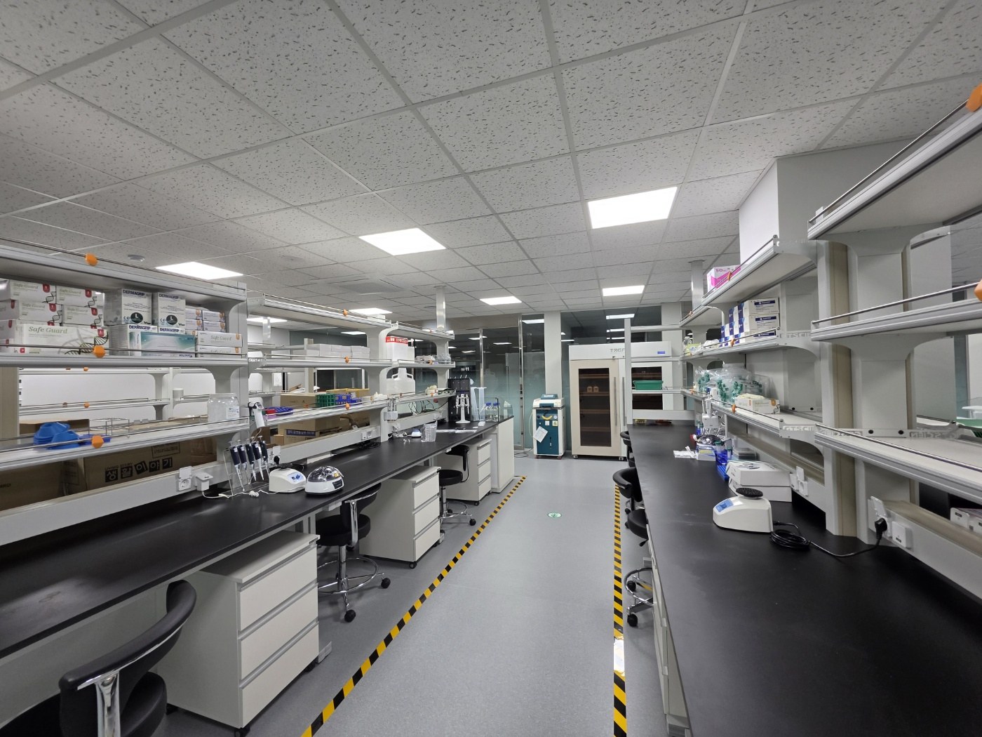 SPACE Lab laboratory one month after opening.